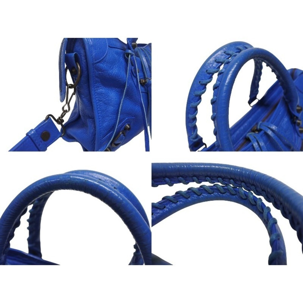 BALENCIAGA Classic City Shoulder Bag Z Blue - Picture 5 of 10